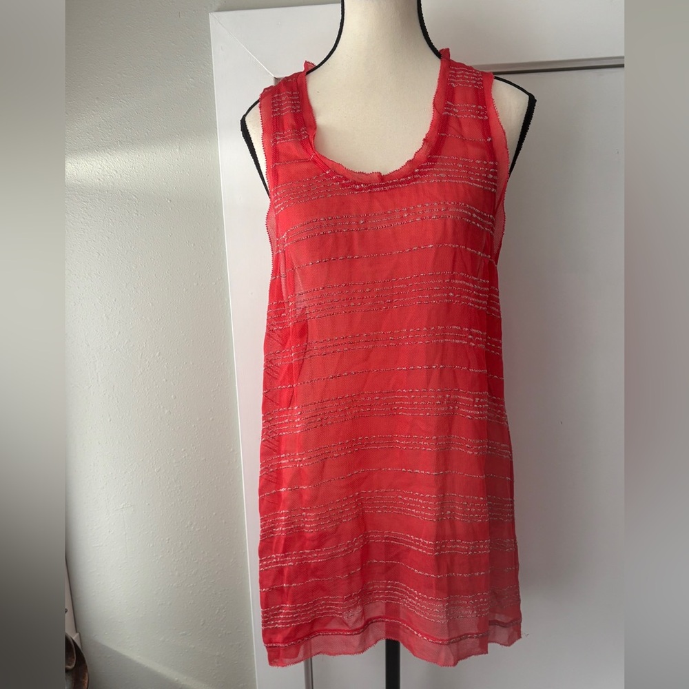 IRO Barder Top Coral Metallic size M